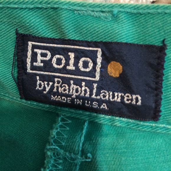 Polo by Ralph Lauren Chino Men's 32x36 Mintgreen - Picture 5 of 6